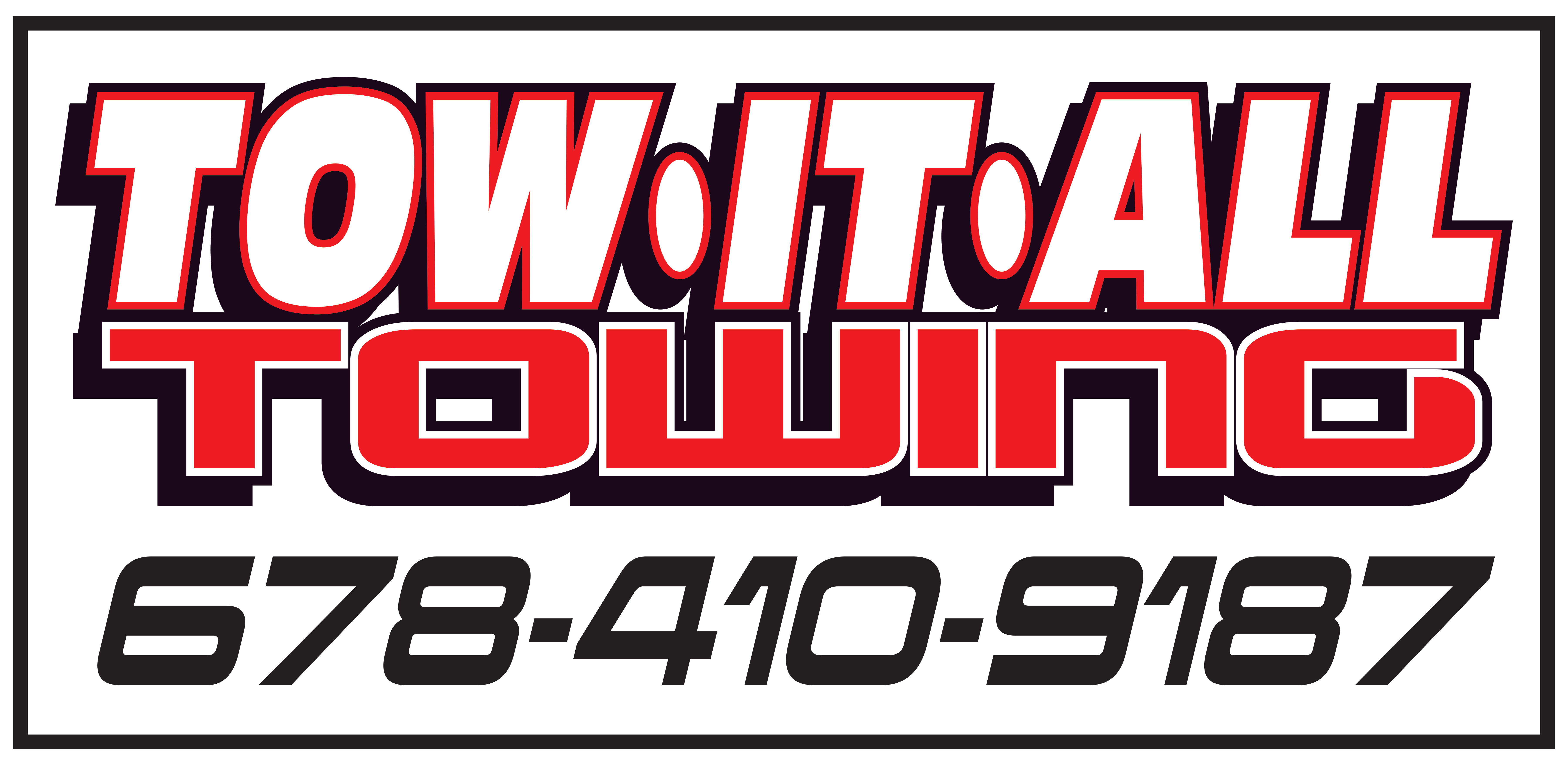 Tow it All Towing logo — All American sponsor, WCYR 2026 Car Show