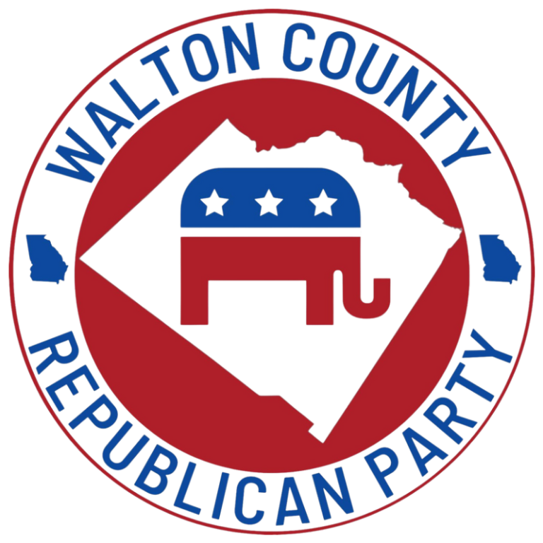 Walton County GOP logo — All American sponsor, WCYR 2026 Car Show