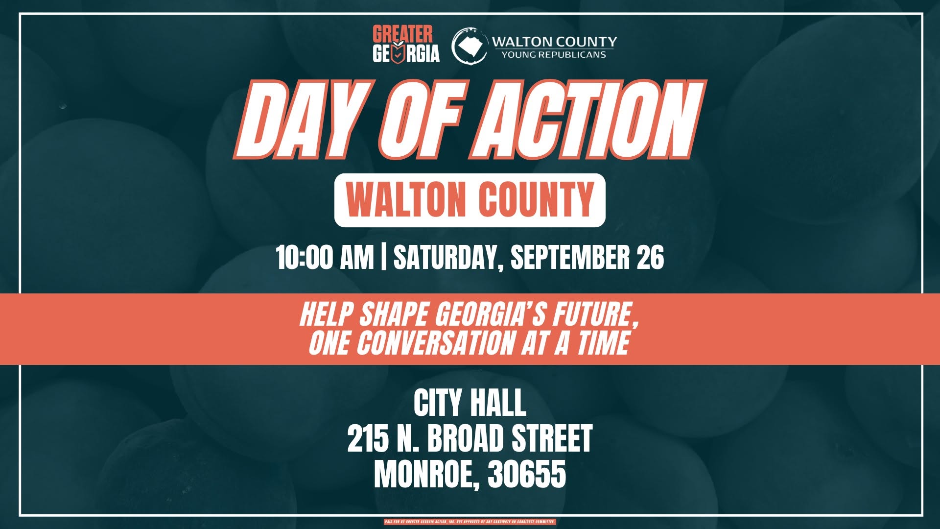 Day of Action: Walton County event header image