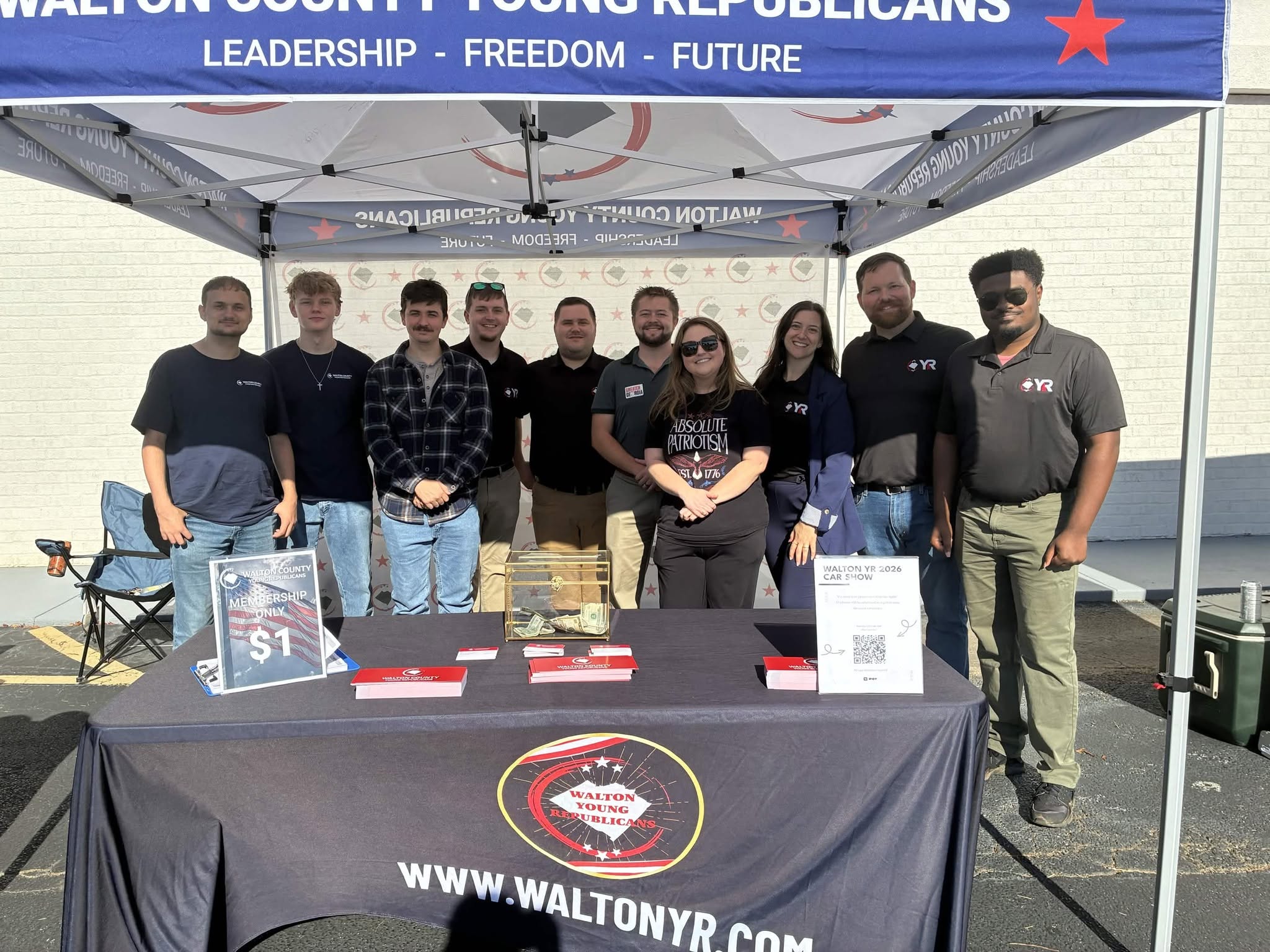 Downtown Monroe, Georgia with Walton County Young Republicans