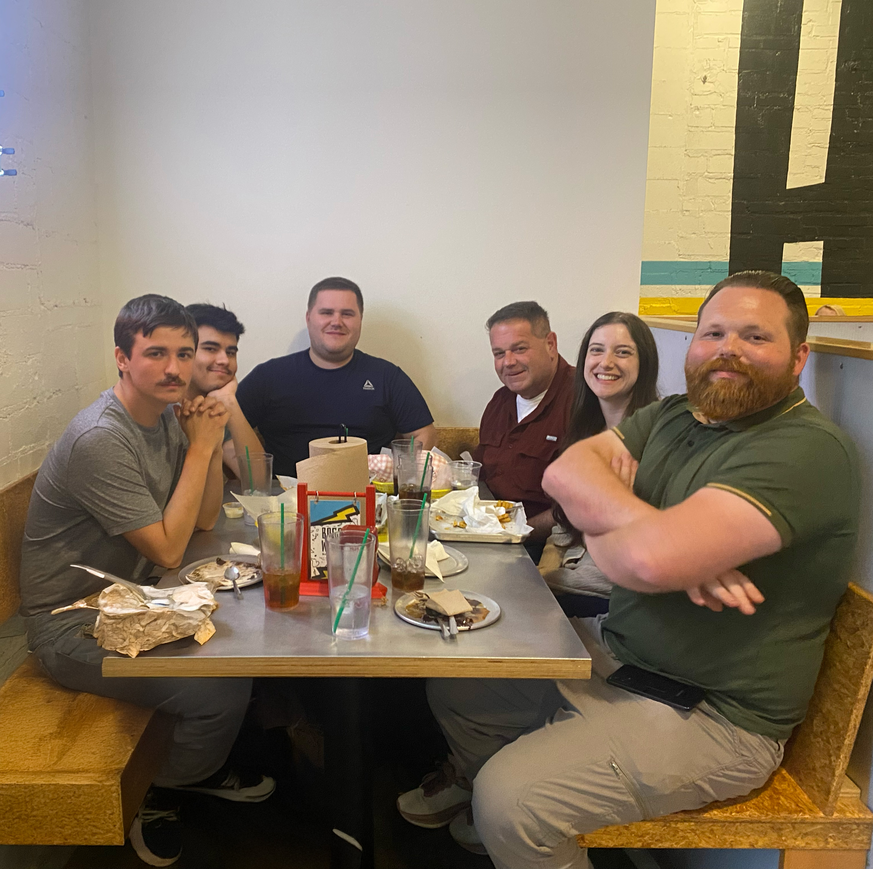 High Voltage Wings restaurant interior - venue for WCYR monthly meetups in Monroe, Georgia