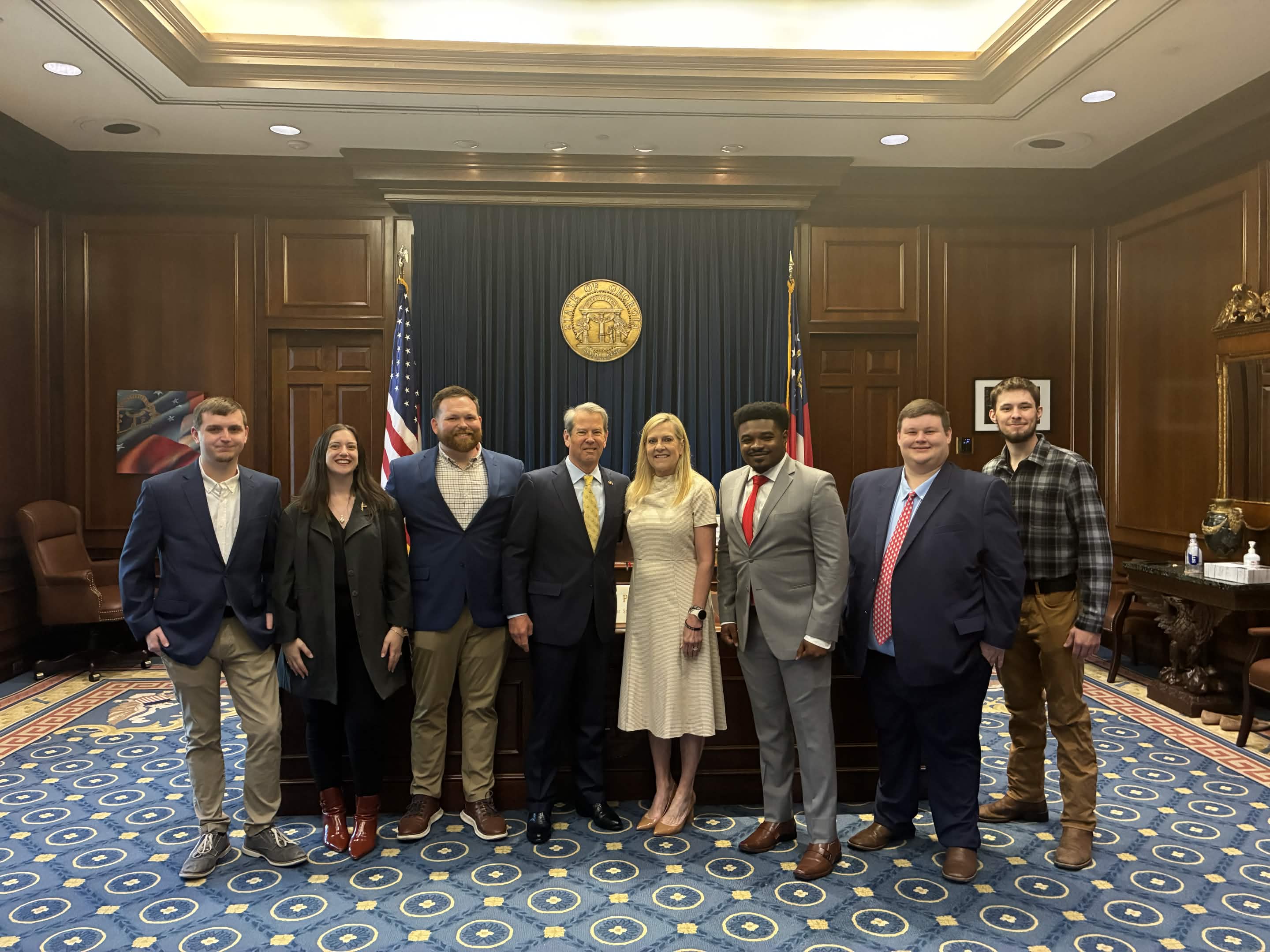 Downtown Monroe, Georgia and Walton County Young Republicans leadership