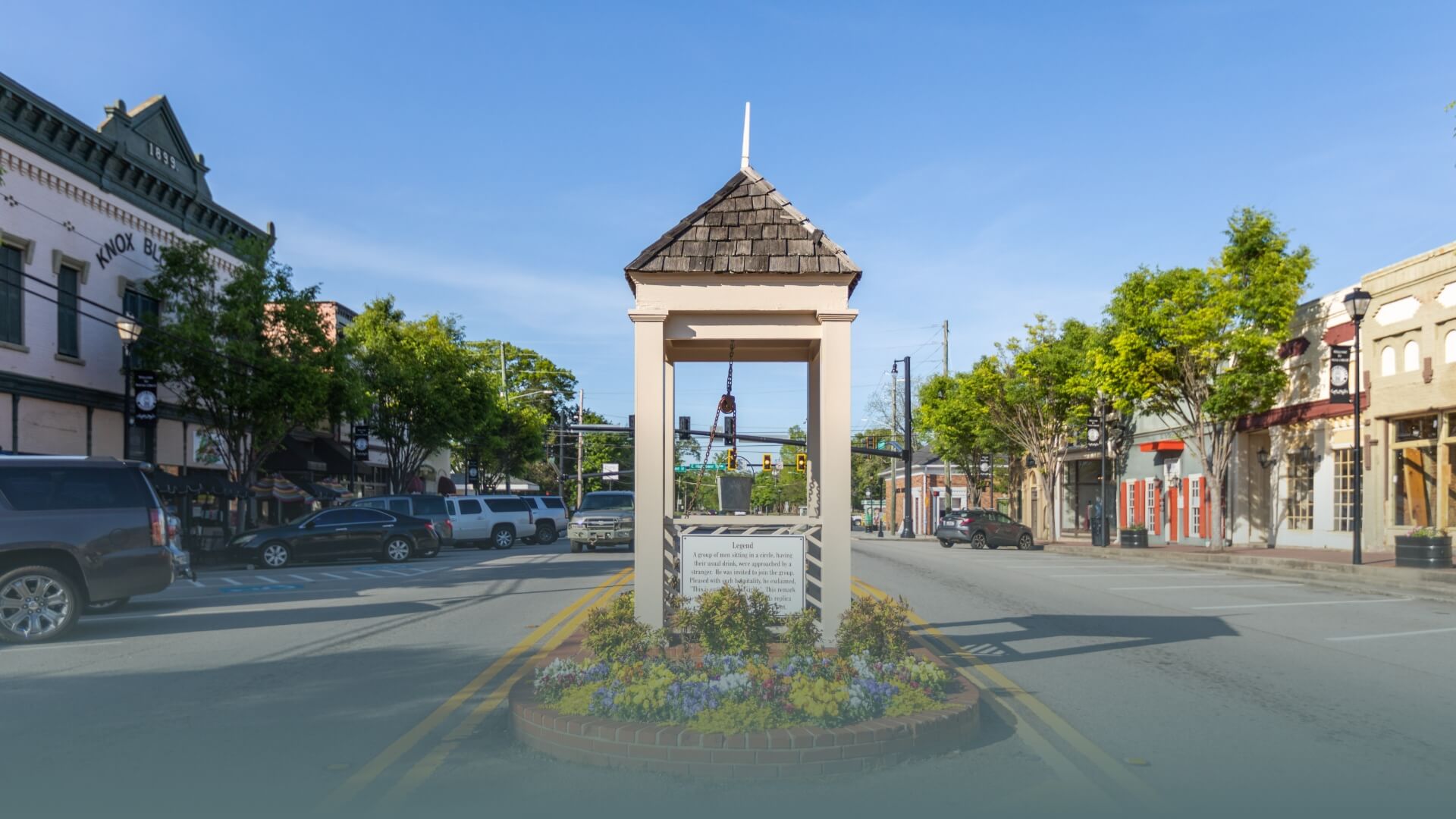 Downtown Monroe, Georgia with Walton County Young Republicans